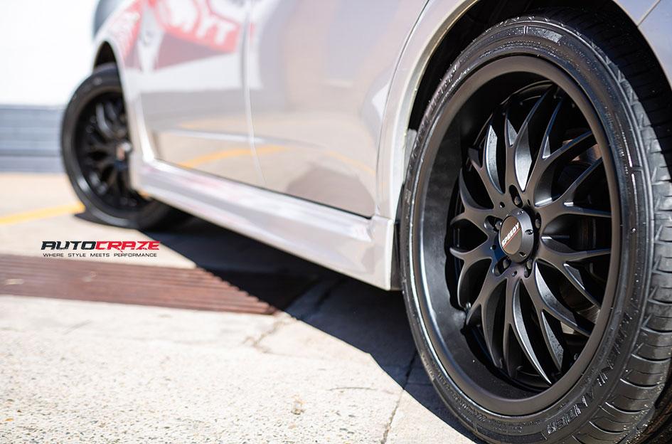 SUBARU IMPREZA CHEETAH SPORTS BLACK SUEDE